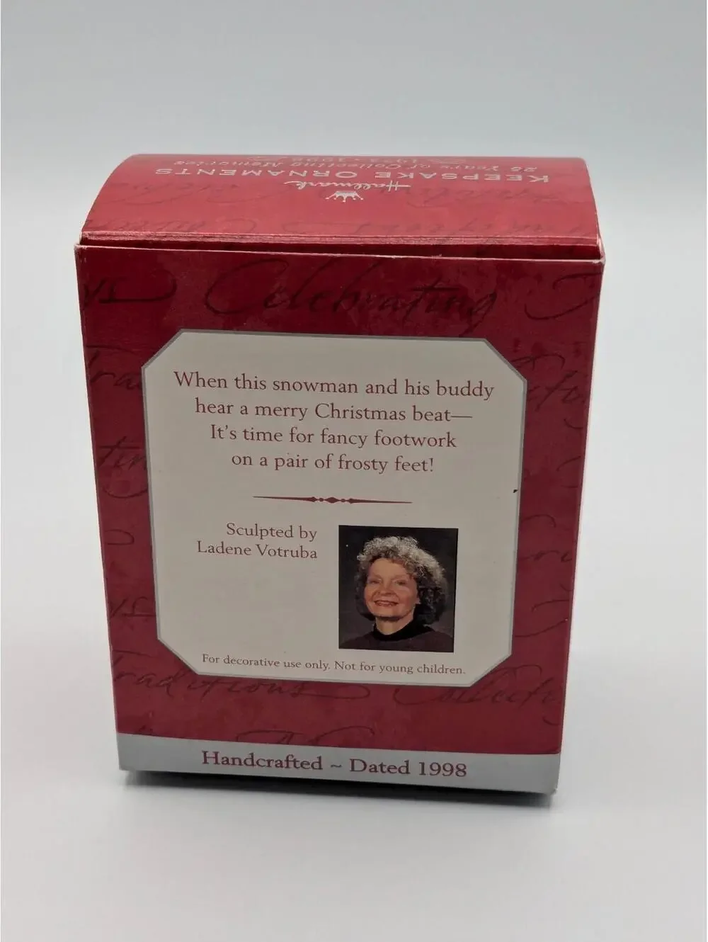 Hallmark Keepsake Fancy Footwork 1998 Vintage Christmas Ornament